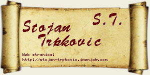Stojan Trpković vizit kartica